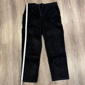 GAP Corduroy Straight Leg Pants - Black